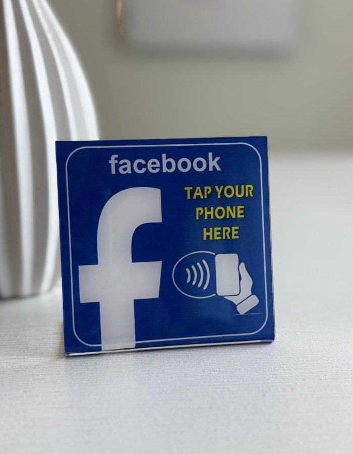 facebook tap plaque