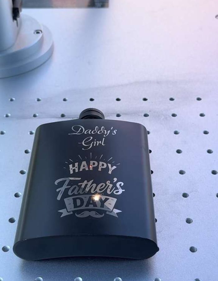 flask engraved